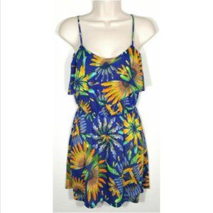 LOILA Slip Sun Dress Semi Sheer Popover 1485E1M